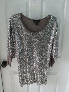 Karen Kane sparkly sequin top